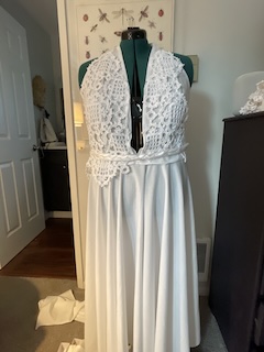 First draft of wedding gown